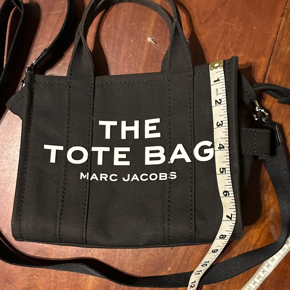NWOT • Marc Jacobs Black The Tote Bag Mini Crossbody